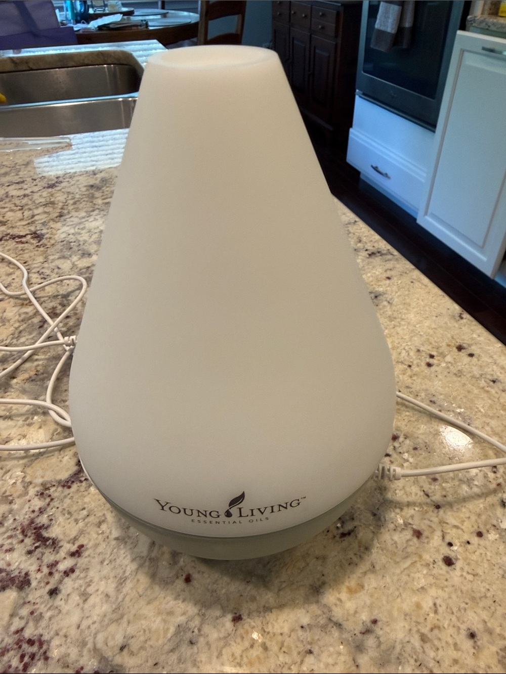 Young Living Cream Dewdrop Essential Oil Diffuser